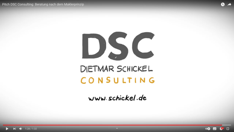 Pitch DSC Consulting: Beratung nach dem Maklerprinzip