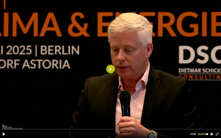 Ingo Wöste, WoGe Werdohl, auf der „Immobilienwirtschaft trifft Klima & Energie“