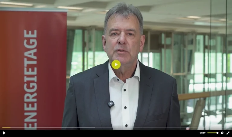 Jörg Lorenz auf den Berliner Energietagen zur Praxisgruppe Nullemissionsplanung